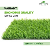 Karpet Rumput Sintetis Swiss 2cm SUMARA | Rumput Palsu Tebal Dekorasi Taman Outdoor Indoor Ekonomis