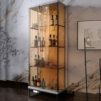 Glass Refrigerator Cabinet Stand Cellar Champagne Luxury Murphy Bar Counter Display Vitrine Patisserie Refrigere Salon Furniture