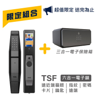 【VOC】TSF 六合一推拉式電子鎖 + 【WISDOM 衛思盾】SH-1 電子保險箱/櫃