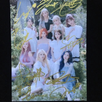 TWICE Autographed Signed Original Group Photo Picture 5*7 INCH K-POP GIFTS COLLECTION 122021