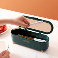 多功能筷子筒家用廚房瀝水快子筷子盒帶蓋防塵北歐輕奢筷籠收納盒