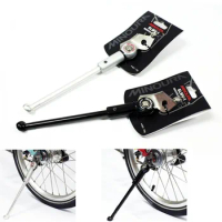Bicycle Kickstand Black/Silver BMX Folding Bike For Brompton birdy Bicycle Stand Japan Minoura