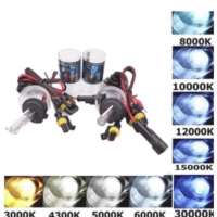 BKK XENON หลอดไฟหน้ารถยนต์ XENON เฉพาะหลอด 1คู่ มีขั้วH1/H3/H7/H11/9005/9006 มีค่าสี 4300K 6000K 800