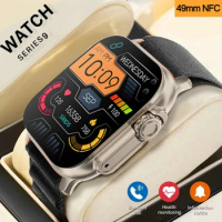 New HK8 ProMax Watch 3 Smart Watch Men Compass GPS Sports Watches Women NFC IP68 Waterproof Smartwatch For Men Series 9 Watch