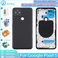 ORI Housing For Google Pixel 5 Back Battery Cover Door Rear Case With Camera Lens Replacement Free Tools