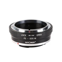 K&amp;F Concept FD-EOS M Adapter for Canon FD FL Mount Lens to Canon EOS M Mount Camera EOS M100 M200 M3 M50 ,M6 Lens Adapter