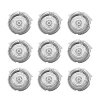 9 Pieces SH50/52 Shaver Replacement Heads for Philips Norelco Series 5000 and AquaTouch Shavers
