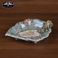 歐式復古香皂盒陶瓷擺件家居裝飾品浴室衛生間創意彩繪肥皂盒盤碟