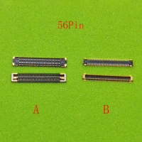 2-10pcs 56Pin LCD Display Screen Flex FPC Connector On Board For Samsung Galaxy Note 20 Note20 S20 S21 Ultra Plus/S21U S20U W21