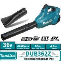 Makita DUB362Z 18Vx2 (36V) LXT Brushless Blower DUB362 Tool Only,Blower Dust Remover used to Remove Dust and Fallen Leaves