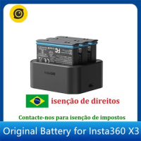 Insta360 X3 Battery 1800mAh And Fast Charger Hub Original For Insta 360 ONE X 3 Original Power Accessories