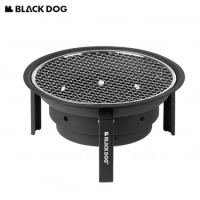 Naturehike BLACKDOG Camping Charcoal Grill Stove For BBQ Outdoor Barbecue Table Picnic Folding Oven Furnace Portable Cookware