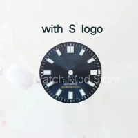 T-Watch dial blue color original Japan C3 lume 28.5mm for NH35 movement and skx007/skx009 spb185 spb187