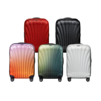 【Samsonite 新秀麗】20吋 C-LITE 強韌輕量Curv可擴充頂級登機箱/行李箱/旅行箱/貝殼箱(多色可選)