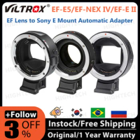 Viltrox EF-E5 EF-NEX IV EF-E II Sony E Lens Adapter Auto Focus Full Frame 0.71x SpeedBooster for Canon EF Lens to A1 A7C A7R IV