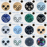29.5mm dial complete set of accessories, literal pointer case, precision steel sapphire glass watch, suitable for quartz VK63wat