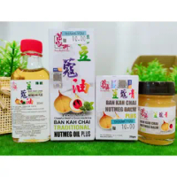 《Ban Kah Chai》Nutmeg Balm Plus  /Nutmeg Oil Plus