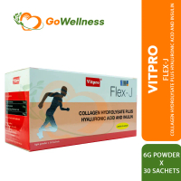 Vitpro Flex-J Lemon Flavour 6gm X 30's | Reduce Joint Pain, Stiffness & Improve Joints Functions