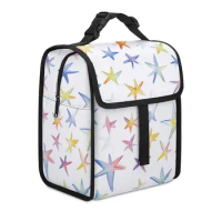 Star Printed Lunch Bag Thermal Bag for Lunch Food Bag for Work Insulated Bag Lunch Box Lunch Bags for Girls Thermal Lunch Bags