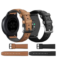 Silicone Leather Band For Samsung Galaxy 46mm/42mm/active 2 gear S3 Frontier/huawei watch gt 2e/2/amazfit bip/gts Strap 20/22mm