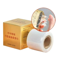 Cuộn Nilon Ủ Kem Tê Mỏng Dai Có Răng Cưa Trang Điểm Cosmetic Nữ