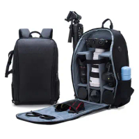 NEW Professional Camera Bag Camera Case Backpack Rucksack Tripod Bag Laptop Bag For Canon Nikon Sony Fuji Pentax 7492