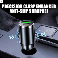Pull ring car charger hidden USB charging head Intelligent car conversion plug car charger