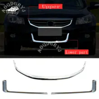 RMAUTO Car Front Bumper Grill Grille Racing Grills Chrome ABS Black For  Honda Accord Sedan 2011 2012 Car Styling Accessories