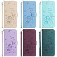 เคสฝาพับกระเป๋าสตางค์หนังสัตว์เลี้ยงน่ารัก, แฟชั่นใหม่, สำหรับ Samsung Galaxy J1, J3, J5, J7, J100, 
