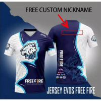 Trò chơi Jersey Fire miễn phí mới nhất Evos cho FF, PUBG, DOTA 2, Mobile Legends và tên gọi miễn phí