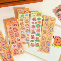 Sticker Hologram Laser Karakter Stiker Dekor Stationery ATK Mainan Anak Sticker Capybara Little Pony