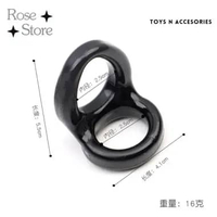 Ring Delay Pria Warna Hitam 2 Rongga