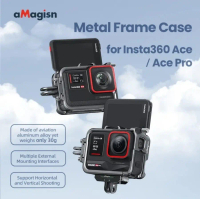 aMagisn AC32 CNC Metal Frame Alloy Lens Rubber For Insta360 Ace Pro 2