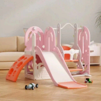 rumah ayunan dan perosotan anak di rumah mainan playground anak indoor terlaris