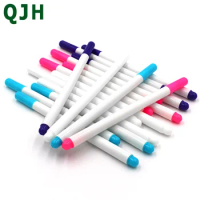 12pcs Water Wipe Pen Soluble Marker Pen Cross-stitch Automatic Disappear Color Pen Sewing and cutting mark tool