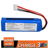 CS-JML320SL 3.7V 6000mAh Battery Bateria GSP1029102A for JBL Charge 3 Speaker Batteria Akku Accu to jbl charge 3 gbl original