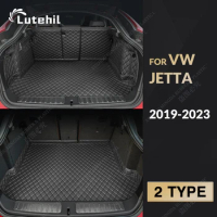 Custom Full Coverage Car Trunk Mat For VOLKSWAGEN VW JETTA 2019 2020 2021 2022 2023 Boot Cover Pad Accessories Auto Interior