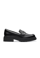 Clarks Womens Orinoco3 Edge Loafers - Black Leather