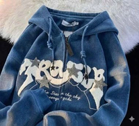 Sweater Hoodie Zipper - Harajuku Y2K Premium Unisex Anak Dan Dewasa Streetwear Oversize Tebal & Nyam
