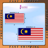 READY STOCK BENDERA MALAYSIA BESAR 2X4/BENDERA 3X6