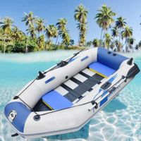 1.75M/2M เรือยางมืออาชีพ เรือคายัค PVC เรือยาง ตกปลา กันน้ำ ทนทาน เรือคายัค เรือพอง เรือแพ สำหรับ 1-