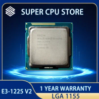Intel Xeon E3-1225 v2 E3 1225v2 CPU Processor 8M 77W E3 1225 v2 3.2 GHz Quad-Core Quad-Thread LGA 1155