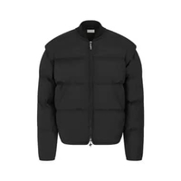 Jaket Winter Christian Dior Ski Down Jacket Removable Sleeves Black 50 Black