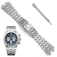 อะแดปเตอร์ AP สายพานเหล็ก Audemars Piguet 41MM ต้นโอ๊ก 15400 15500 316 สายนาฬิกาสแตนเลส 26mm