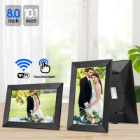 8 Inch/10.1 Inch Smart WiFi Photo Frame Digital Picture Frame HD IPS Touch-screen 1280*800 Photo 1080P Video Digital Photo Album