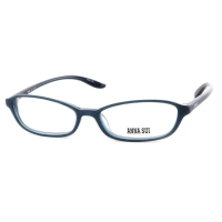 【ANNA SUI 安娜蘇】個性時尚造型光學眼鏡-藍(AS05604)