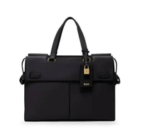 TUMI Agent Medium Tote Bag - Leather Houlder Bag - Black,Oat,Sienna SIENNA