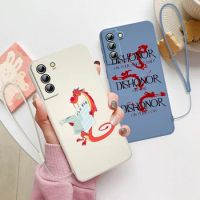 NEW Mulan Anime Phone Case For Samsung Galaxy S23 S22 S21 S20 FE S10 Note 20 10 Ultra Lite Plus Liquid Rope Cover