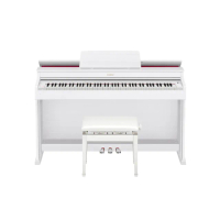 【CASIO 卡西歐】原廠直營數位鋼琴AP-470WE-S100白色(含琴椅+耳機)