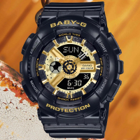 CASIO 卡西歐 BABY-G 街頭時尚雙顯腕錶 禮物推薦 畢業禮物(BA-110X-1A)